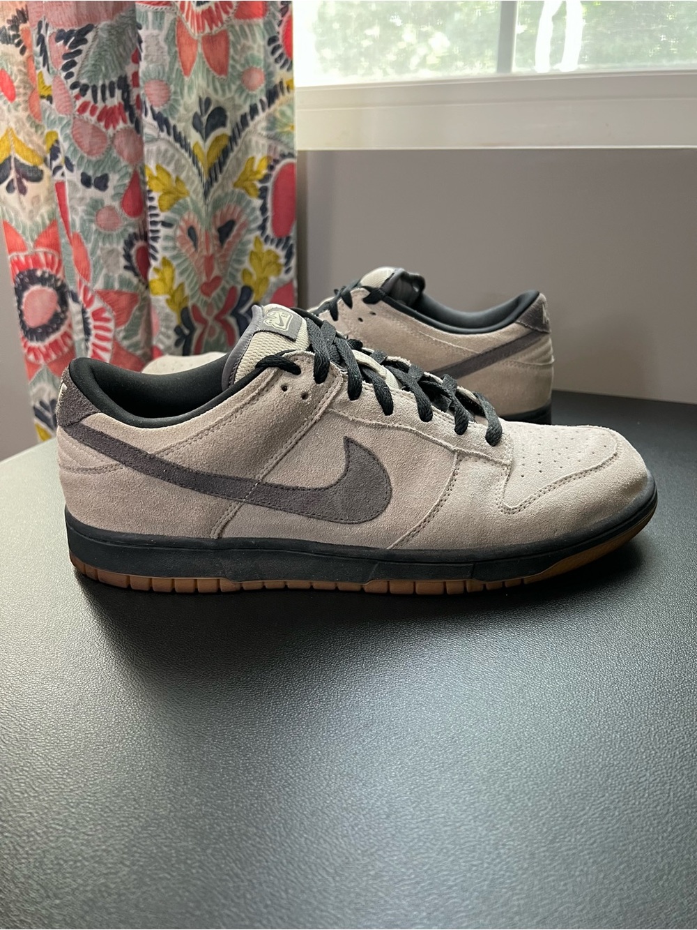 Nike 6.0 Dunk Low Light Stone Midnight Fog Size 11